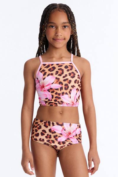 Mini In Bloom 2 Piece Tankini - Leopard