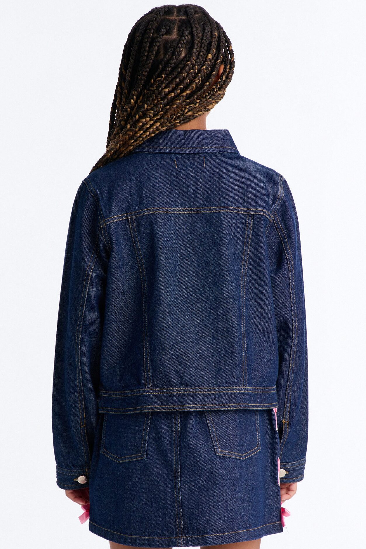 Mini Wildest Dreams Denim Jacket - Dark Wash
