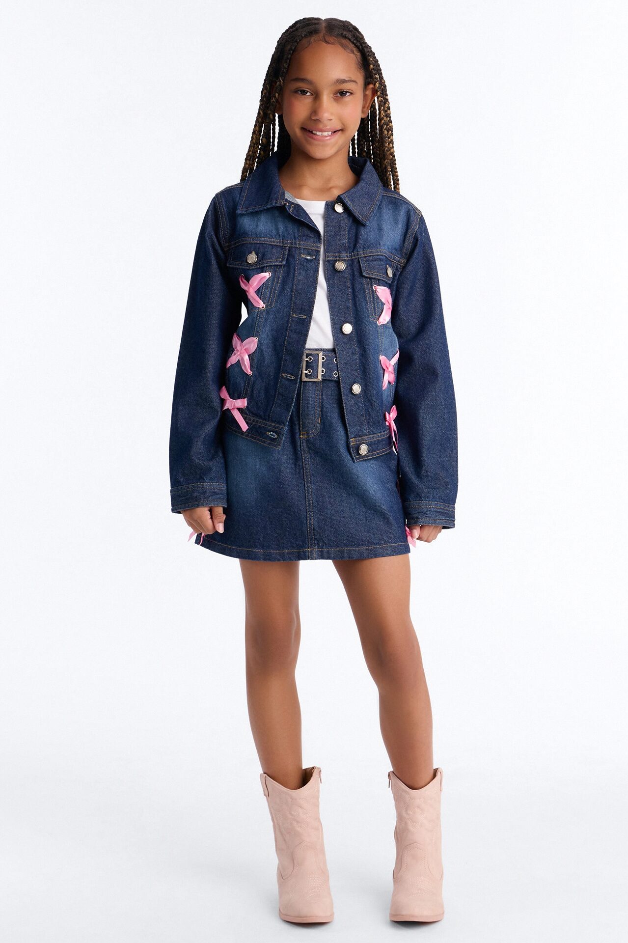 Mini Wildest Dreams Denim Skirt - Dark Wash