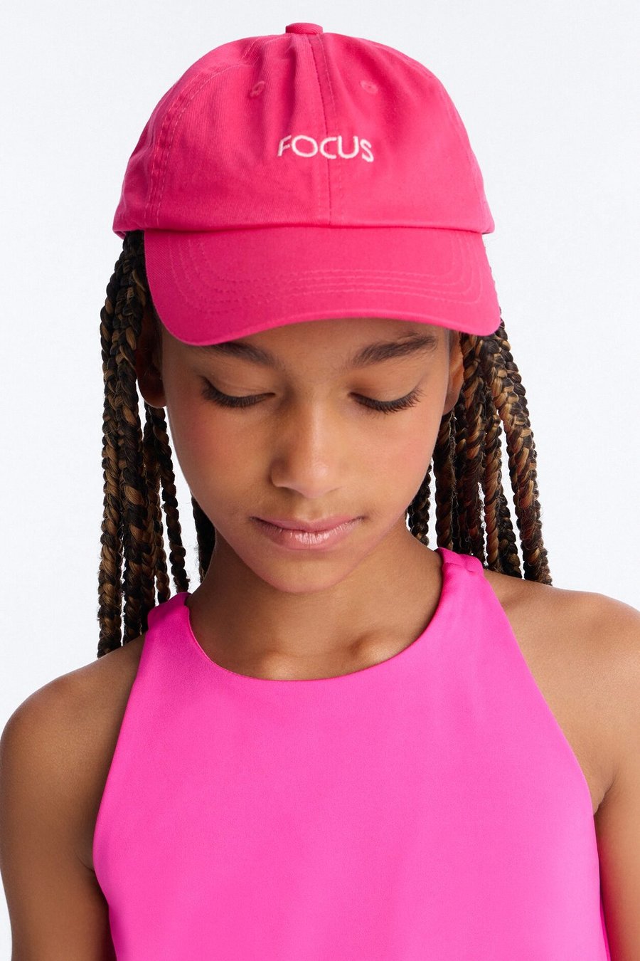 Mini Focus Baseball Cap - Pink