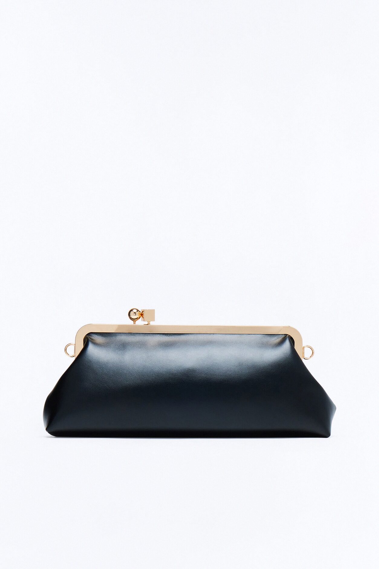 Don't Kiss And Tell Faux Leather Bag - Black
