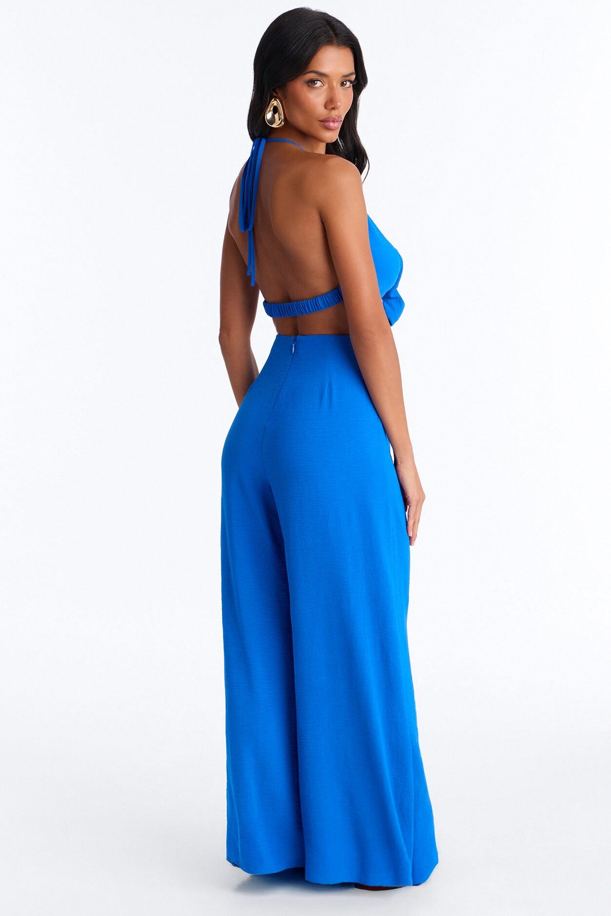 Milan Halter Pant Set - Royal