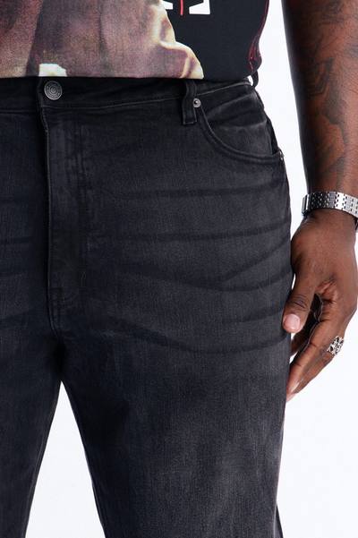 Dreamy Stacked Slim Flare Jeans - Black Wash