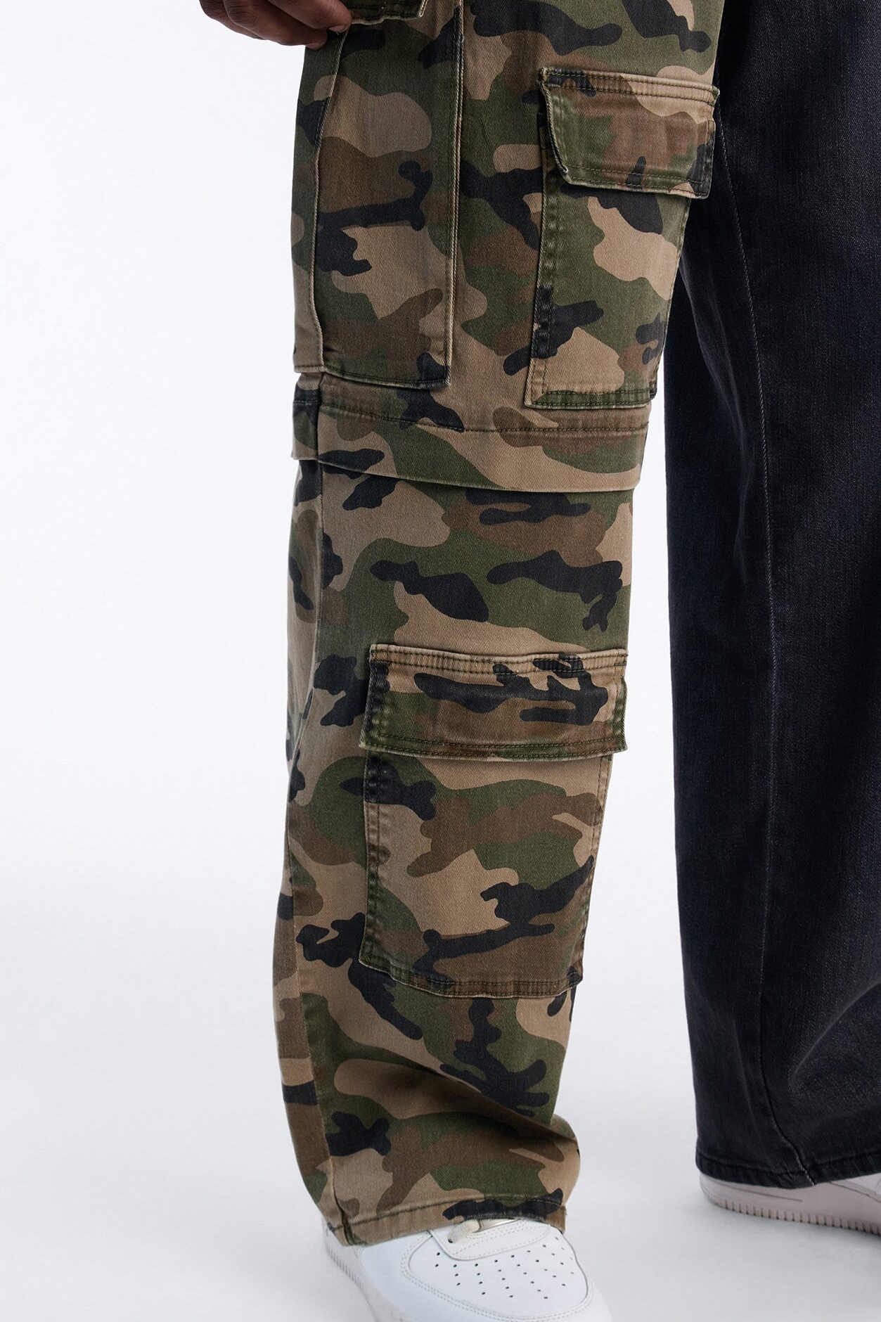 Baggy Two Face Camo Jean - Multi Color