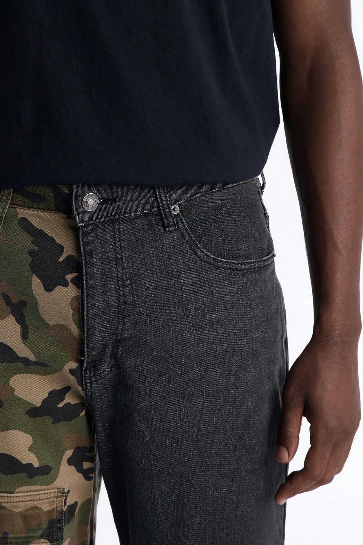 Baggy Two Face Camo Jean - Multi Color