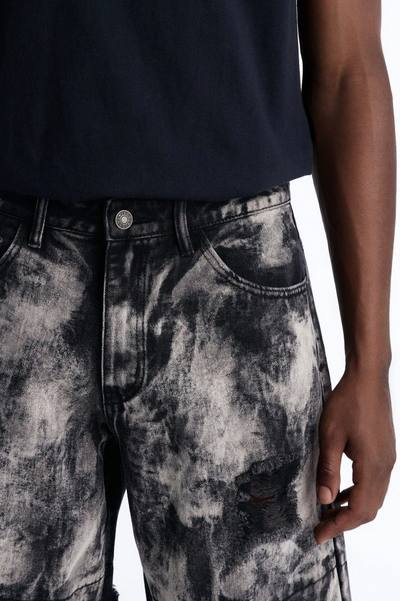 Baggy Safari Riot Denim Short - Black Wash