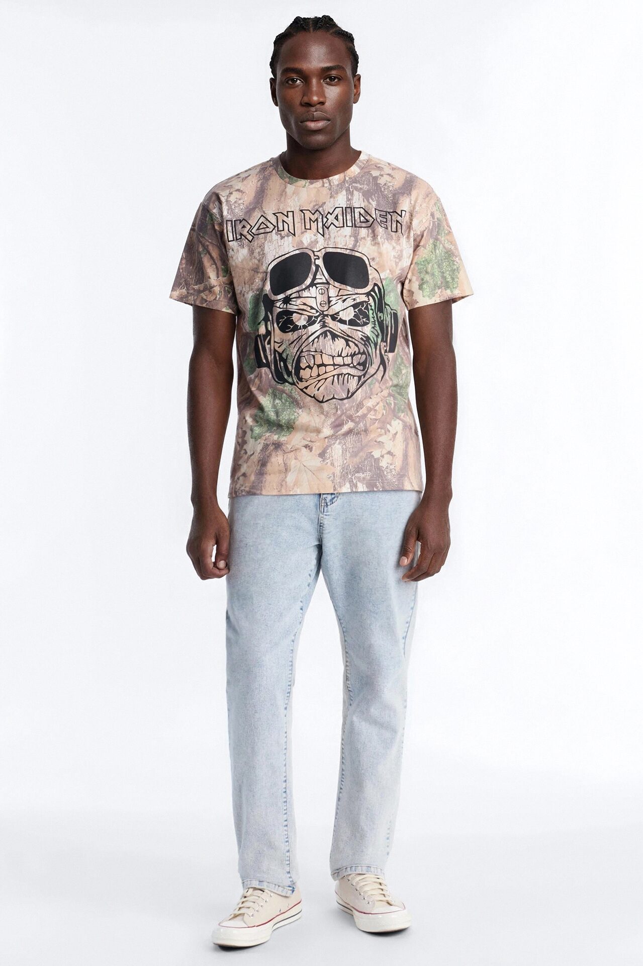 Iron Maiden Camo Short Sleeve Tee - Camouflage