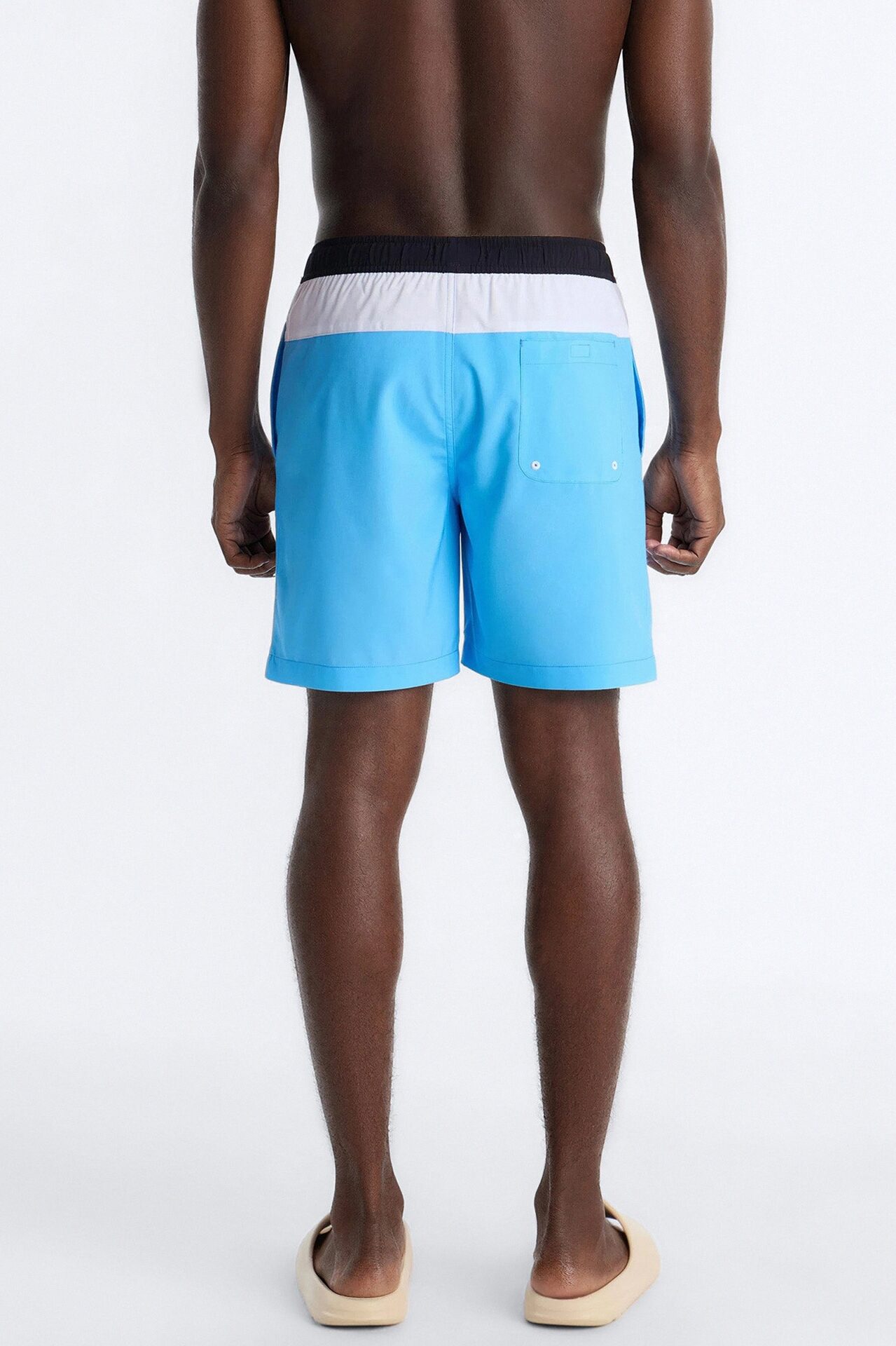Argentina International Printed Swim Trunk 7″ - Blue