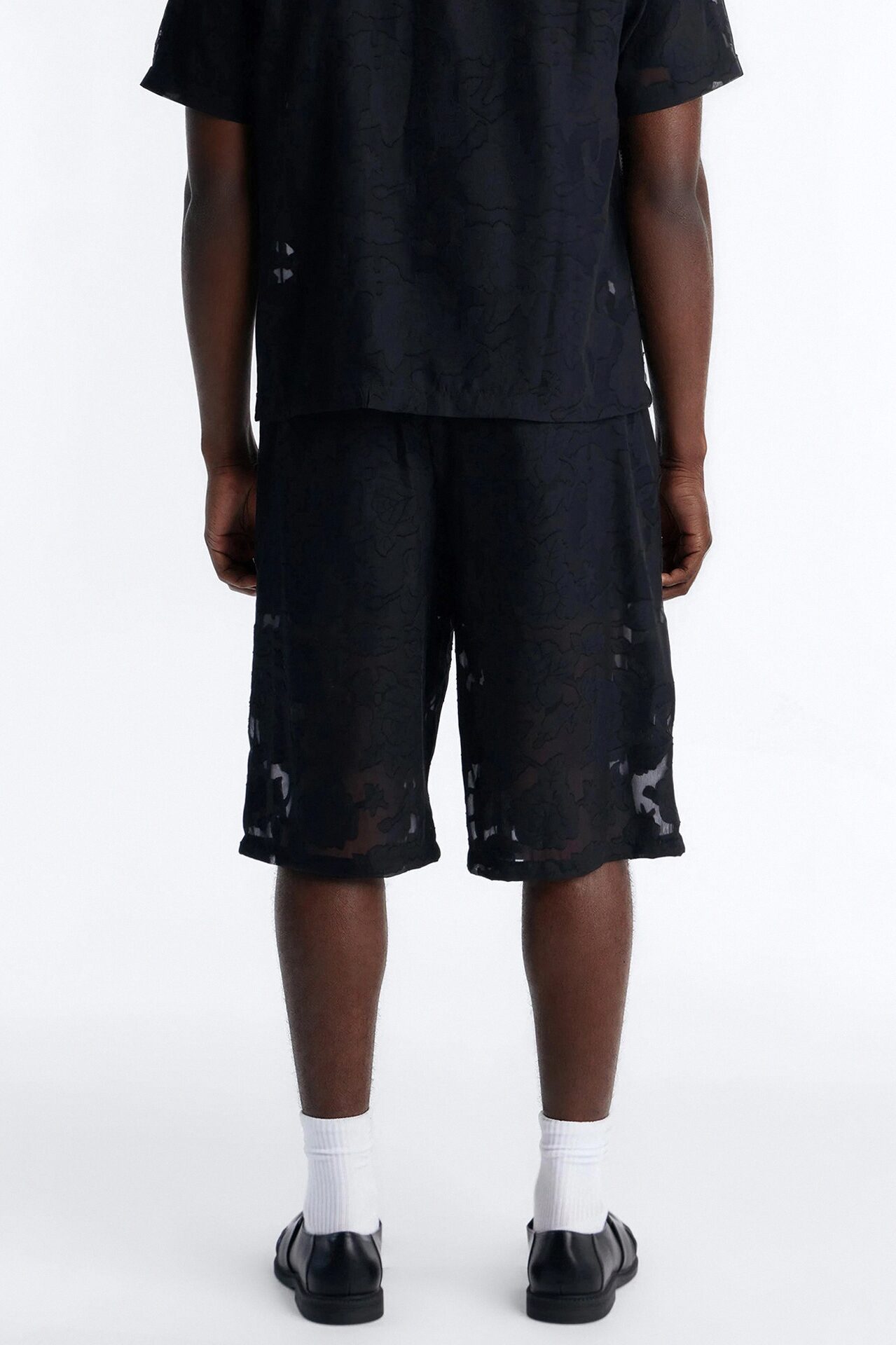 Baggy Duskforged Desert Rose Short - Black