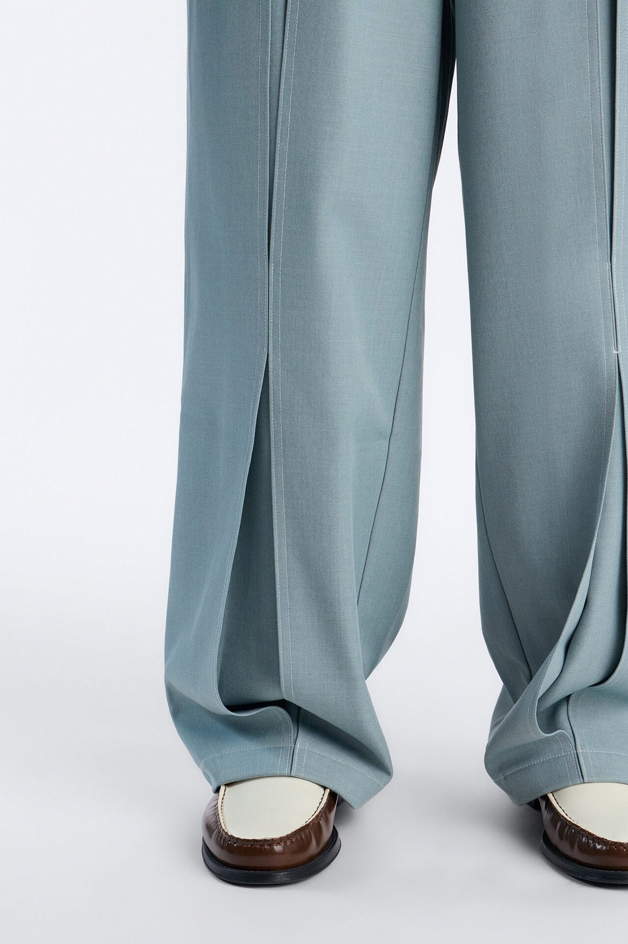Baggy Pearson Wave Trouser - Blue