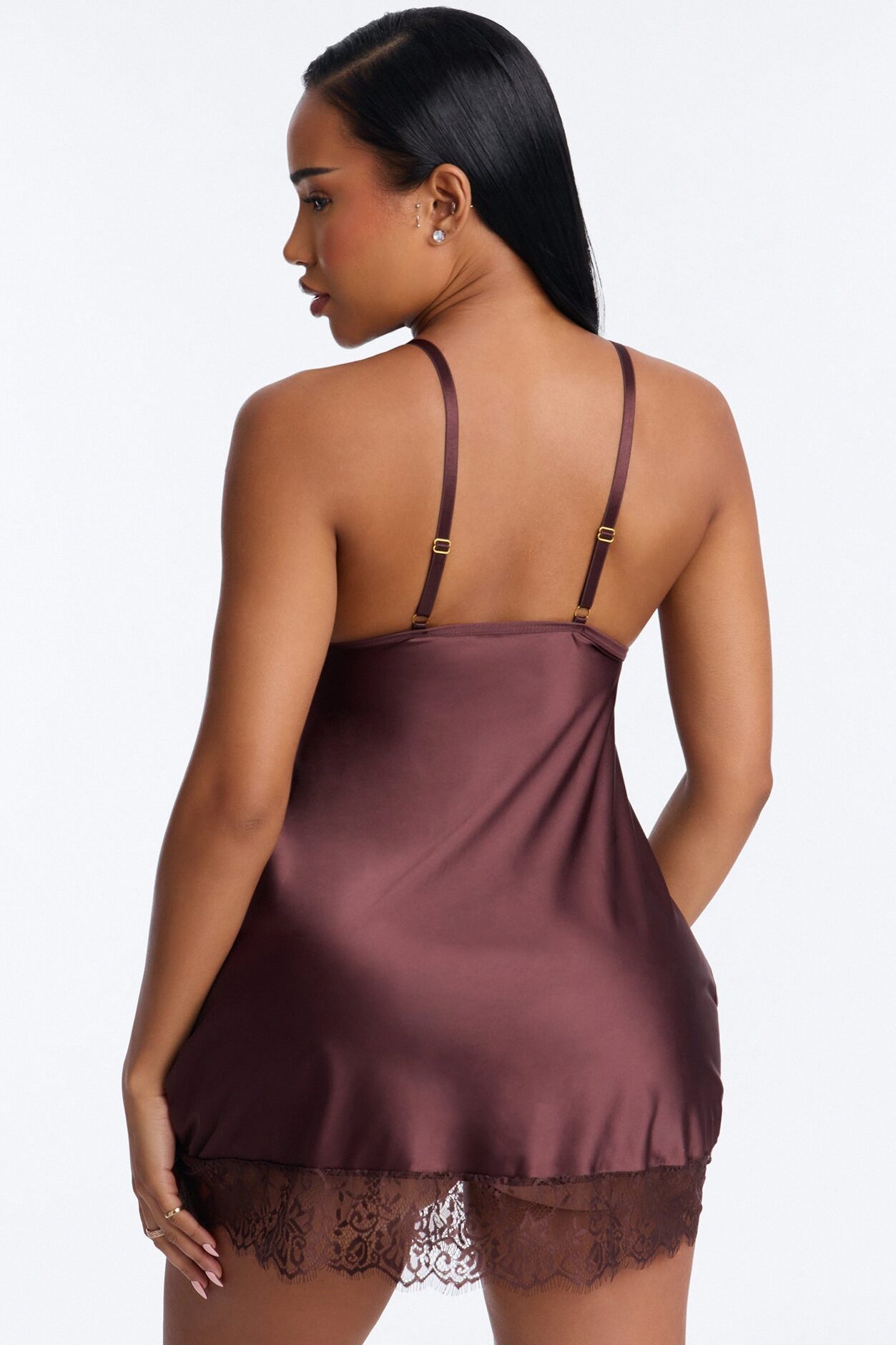 Slip Into Your Dreams Sleep Gown - Chocolate