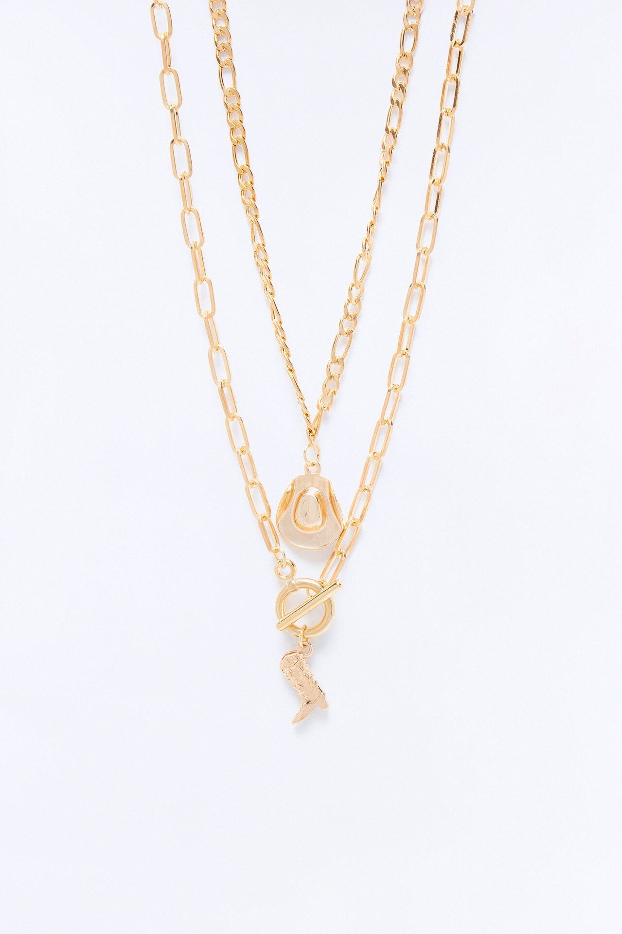It's A Lifestyle Western Layered Necklace - Gold