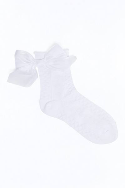 Mini Coquette Cutie Socks - White