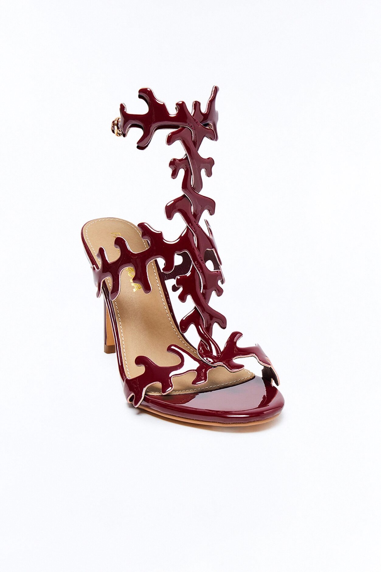 Coral Reef Heels - Burgundy