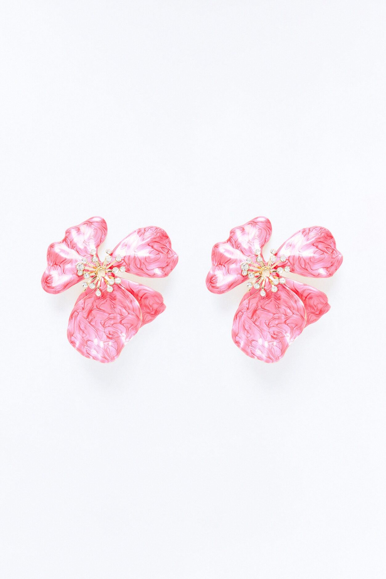 Cherish Me Floral Earrings - Pink