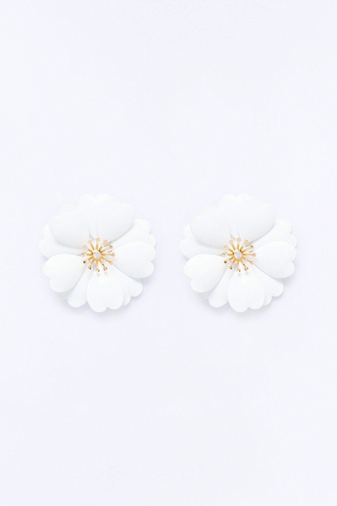 Fleurish Earrings - White
