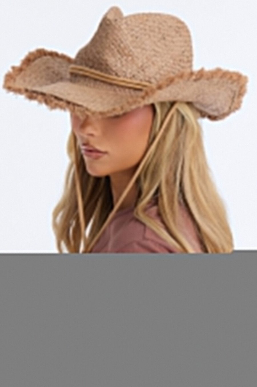 High Noon Straw Cowboy Hat - Brown