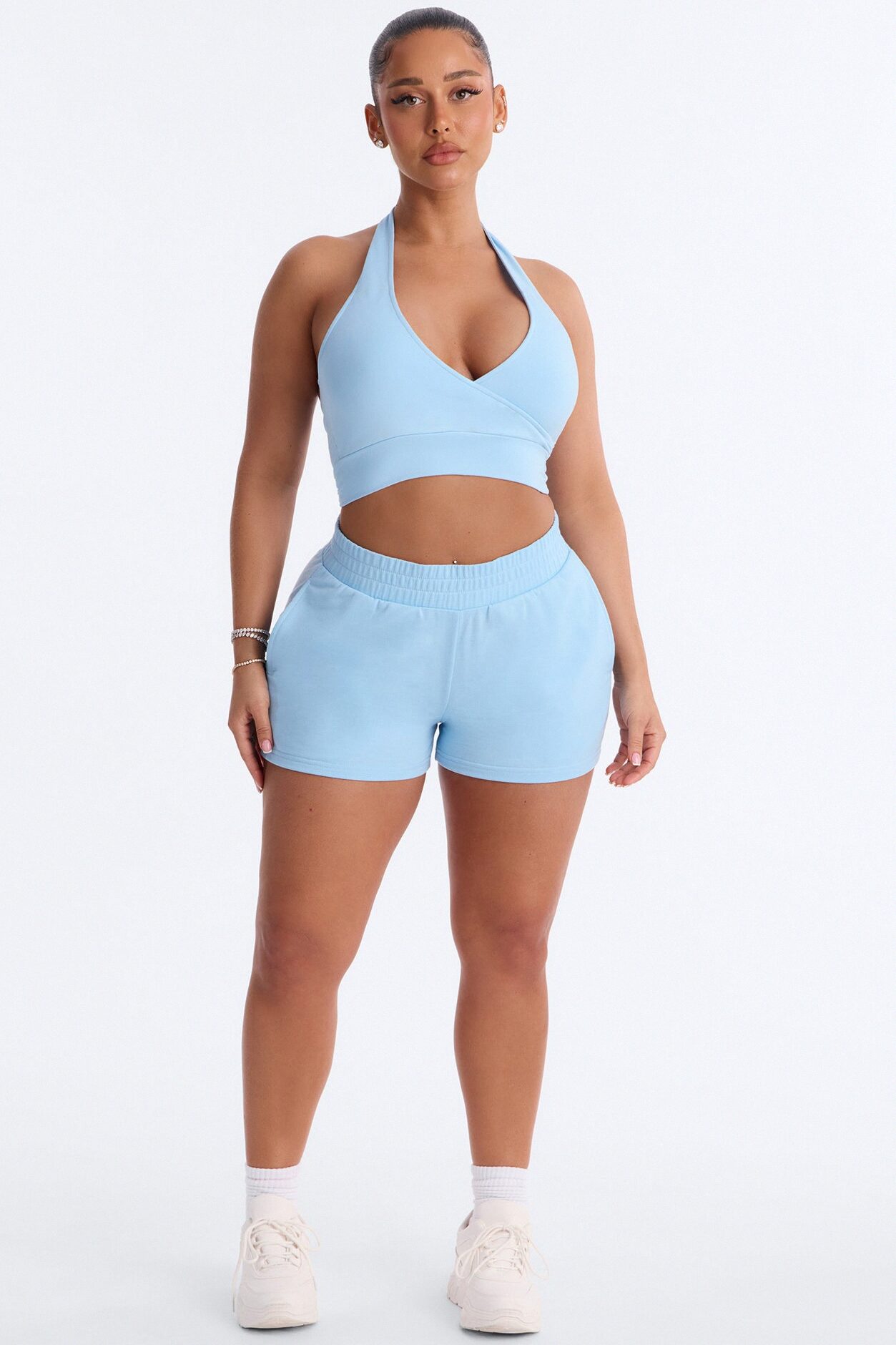 Fridah Sports Bra Short Set - Blue