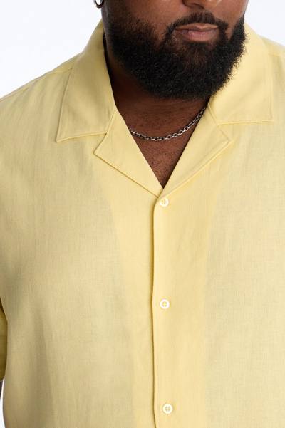 Bahamas Linen Shirt - Yellow