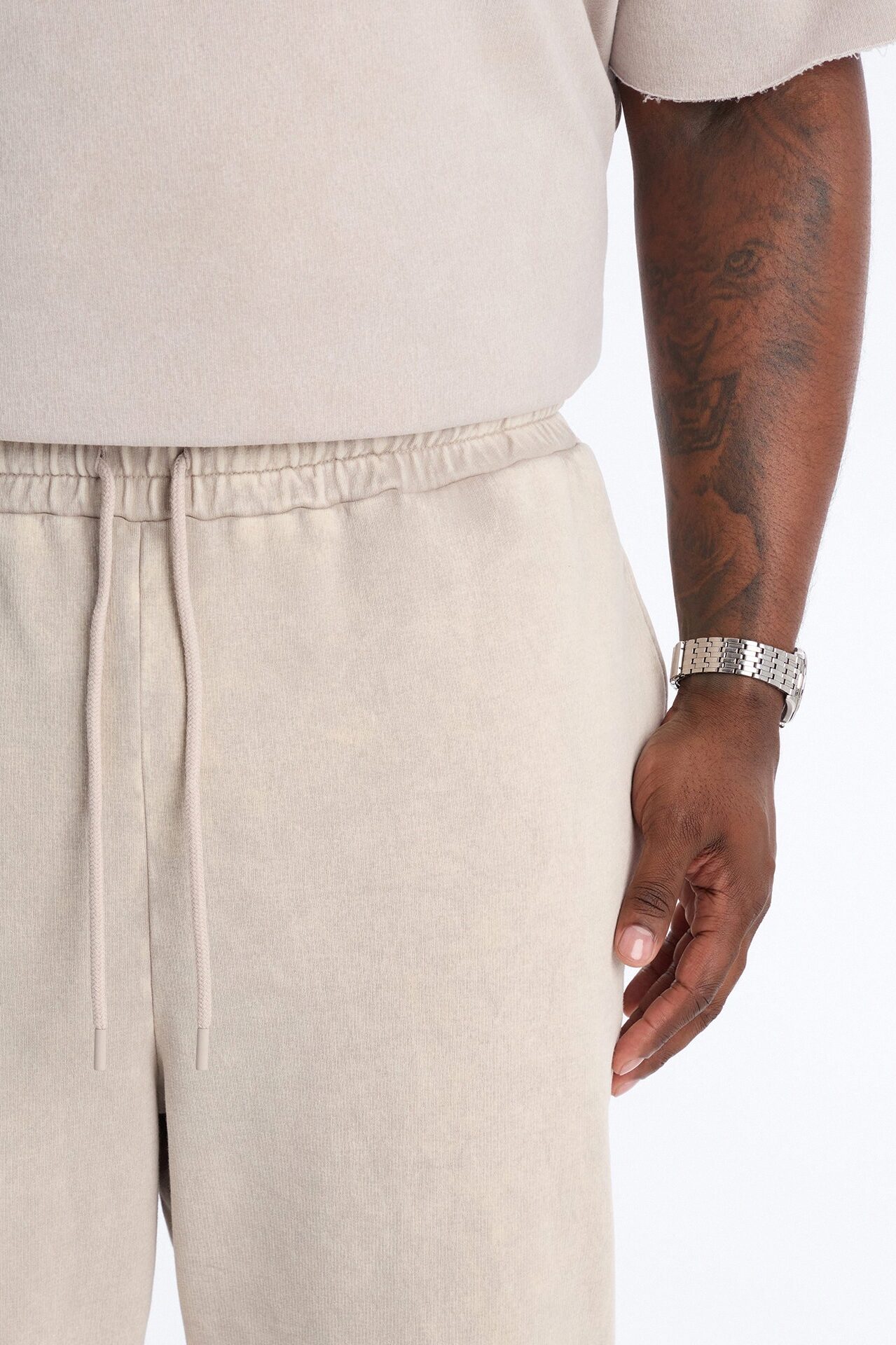 On The Go Washed Jogger - Taupe
