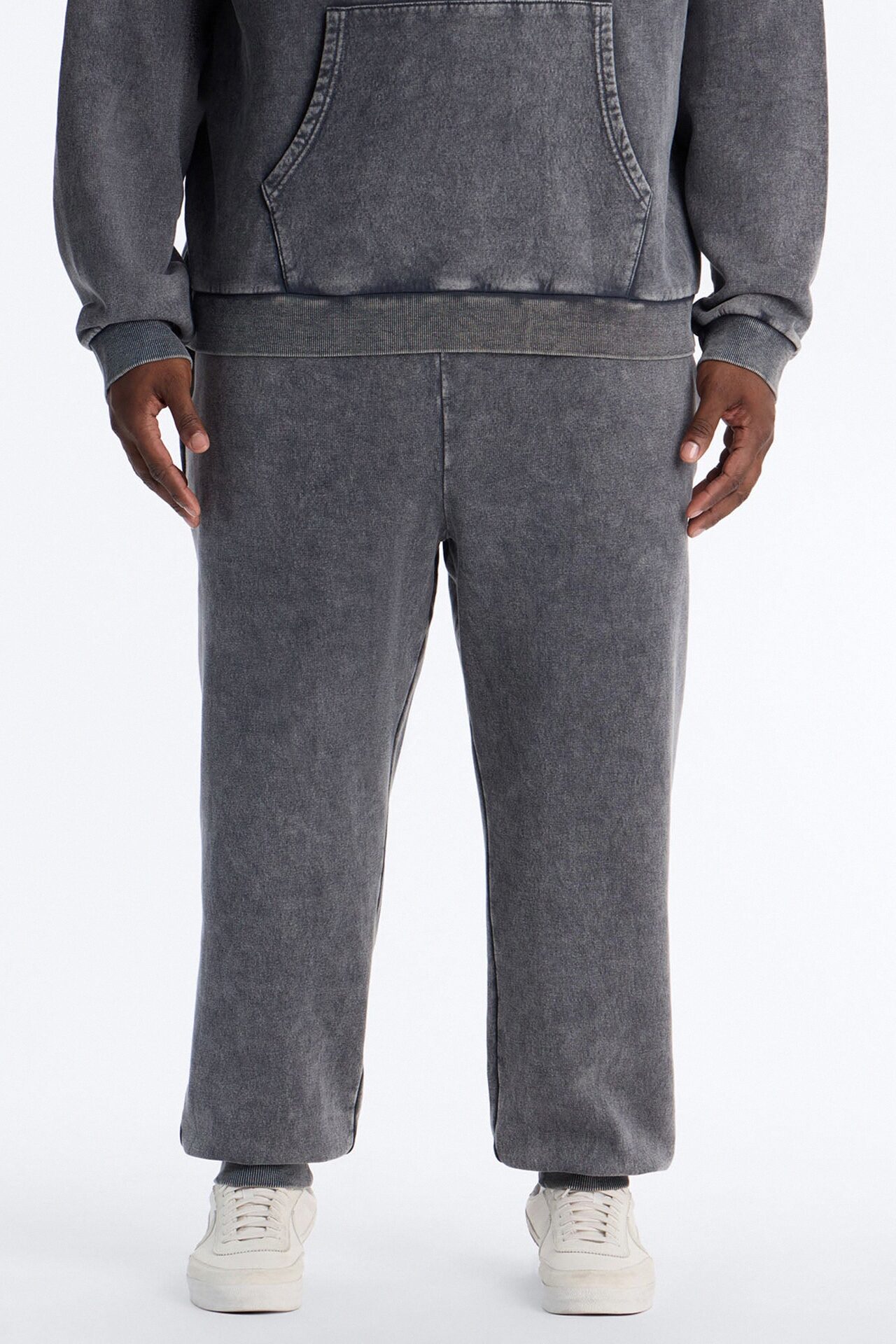 On The Go Washed Jogger - Charcoal