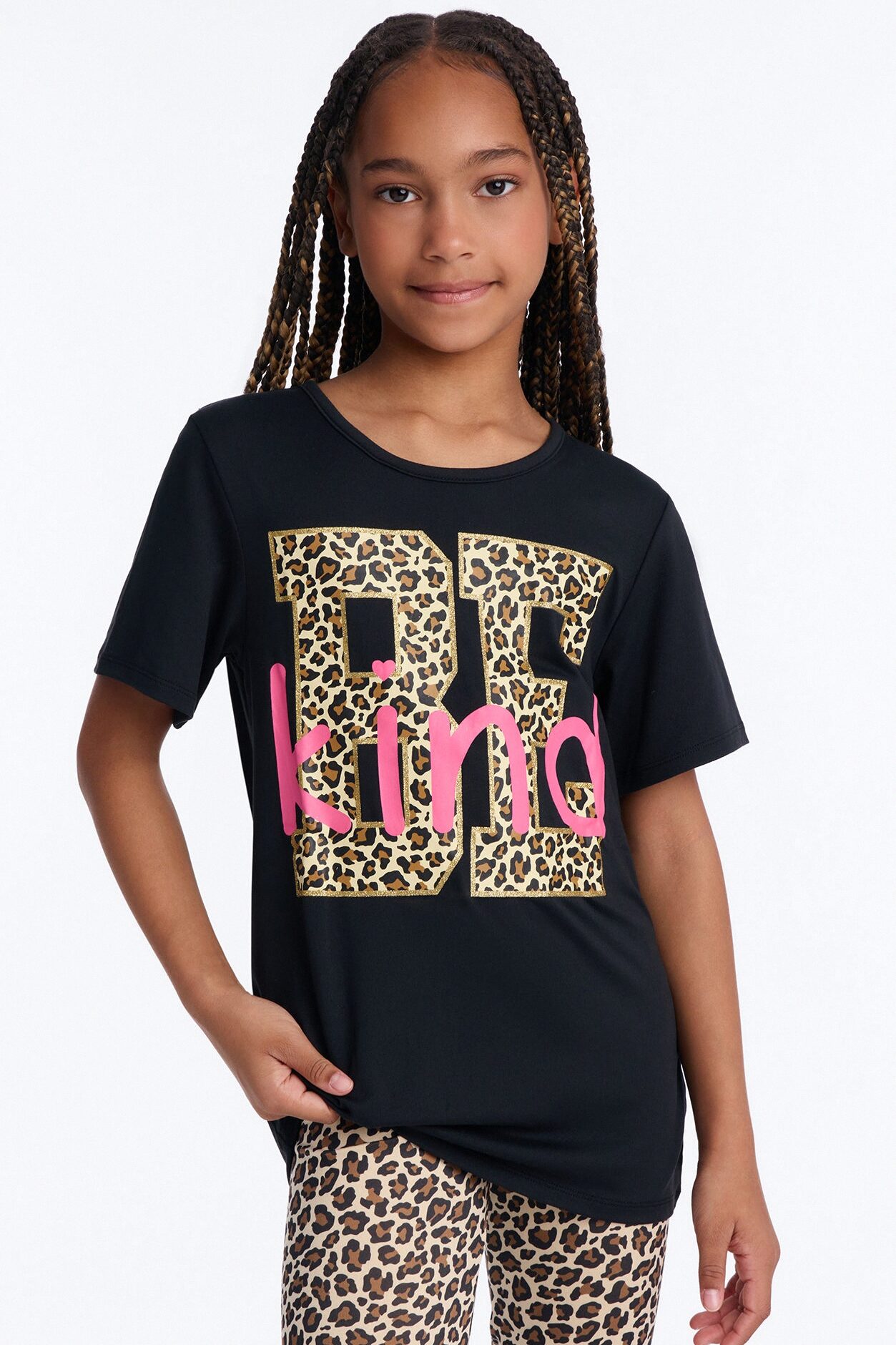 Mini Always Be Kind Bike Short Set - Black/combo