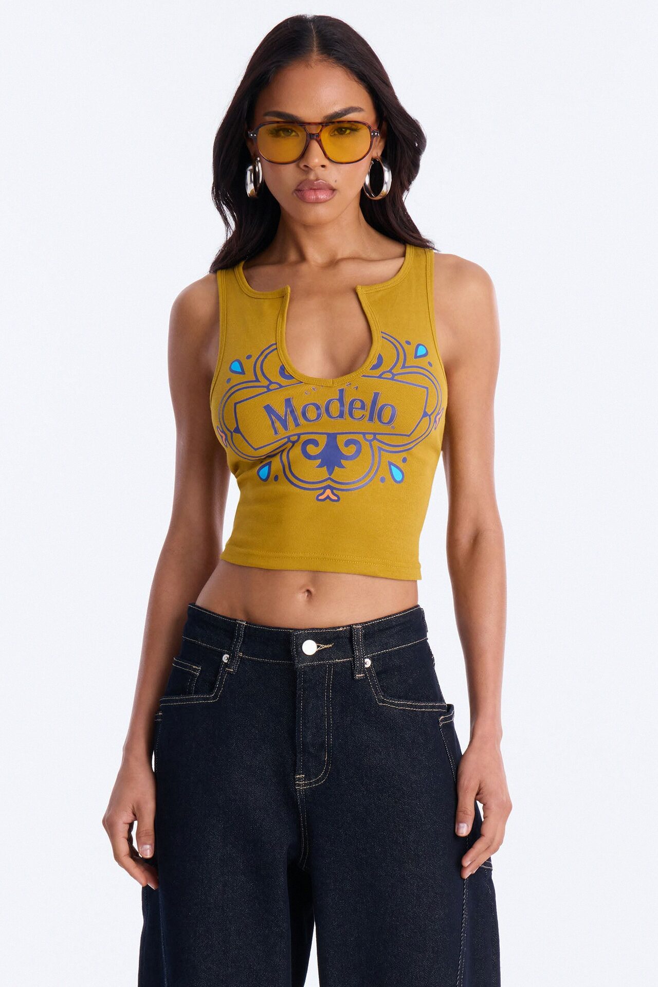Modelo Collection Tank Top - Mustard