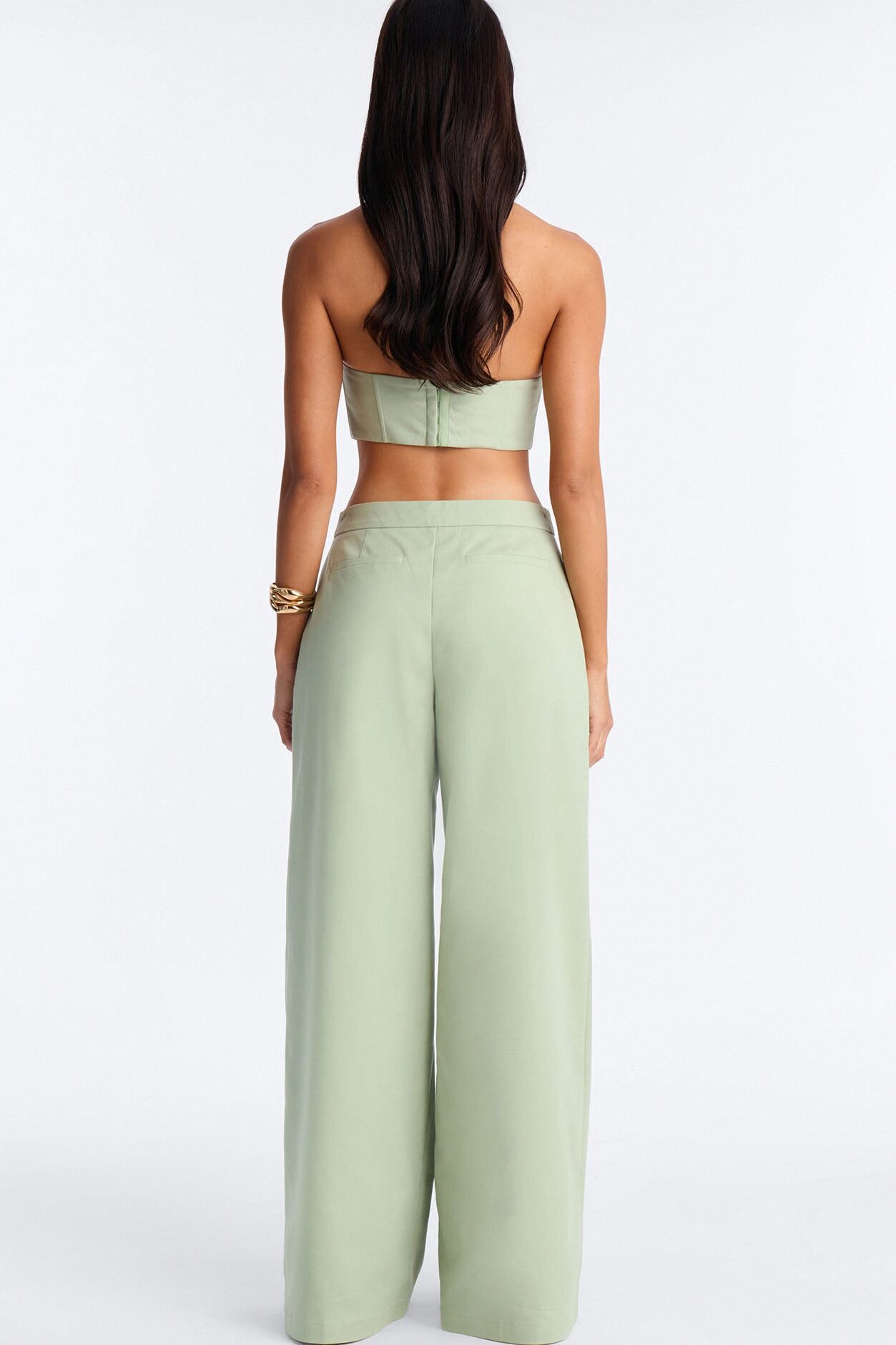 Nyxie Trouser Pant Set - Sage