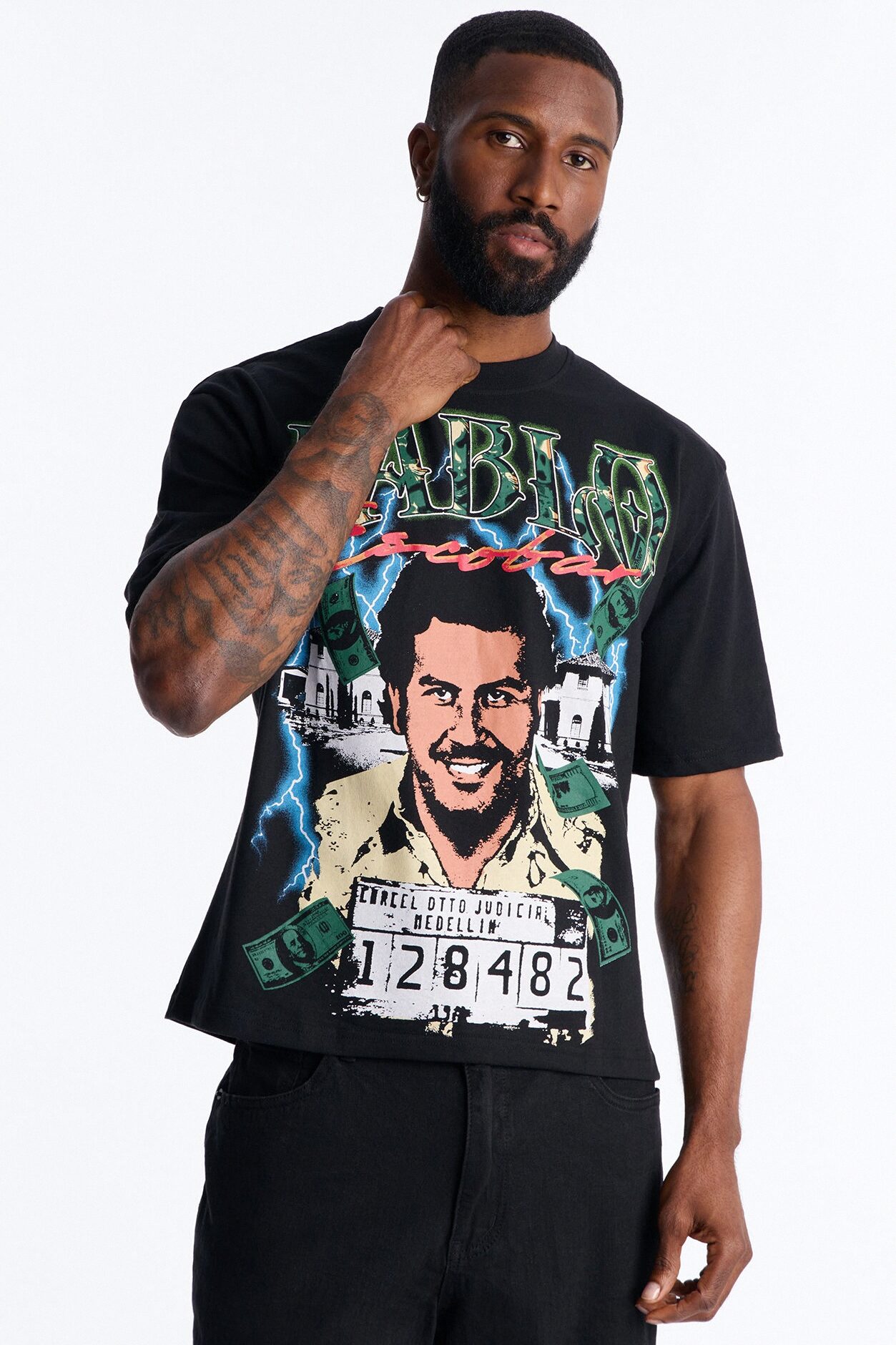 Don Pablo Escobar Short Sleeve Tee - Black