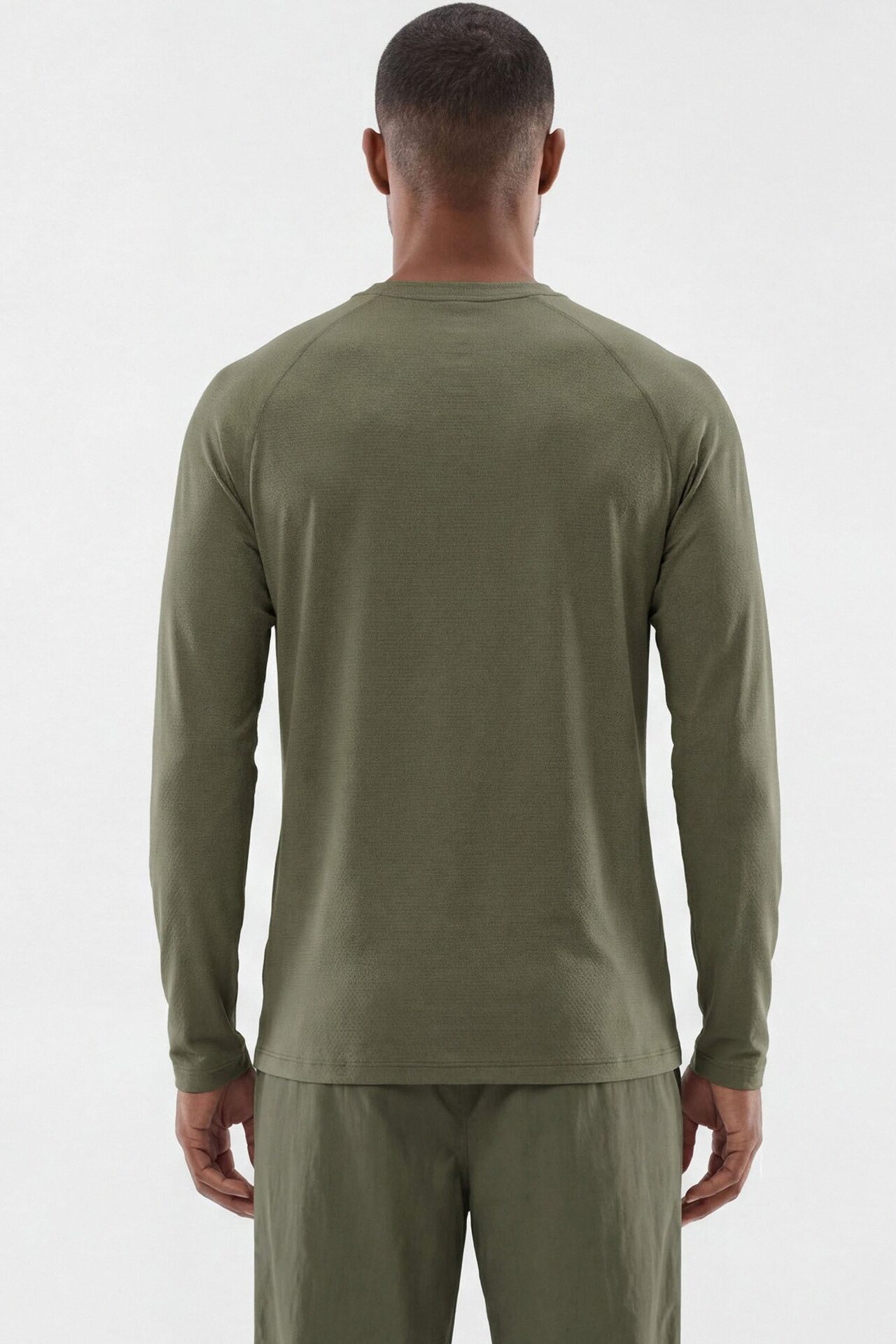 HexTech™ Long Sleeve Active Top - Moss