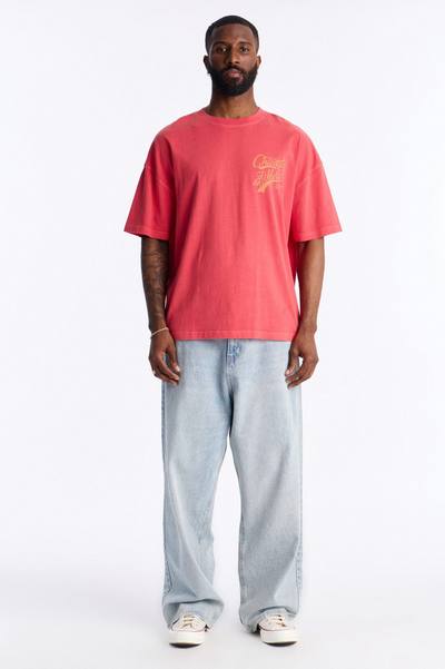 Chicago Athletic Dept Champs Oversized Short Sleeve Tee - Red