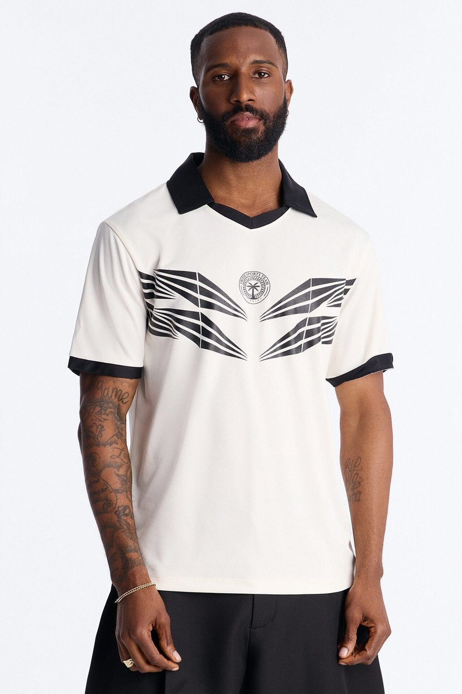 SWDR Johnny Collar Polo - White