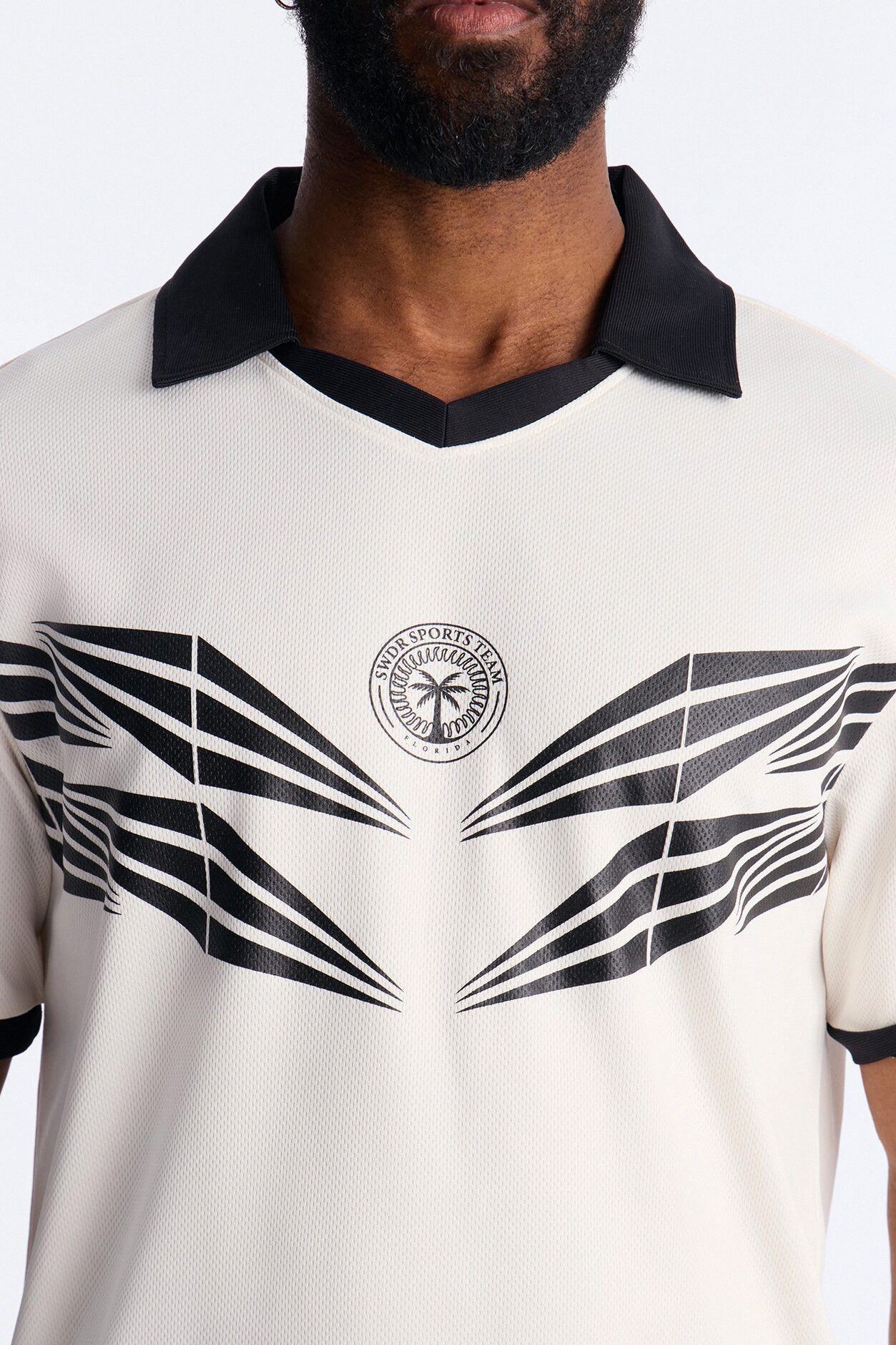 SWDR Johnny Collar Polo - Off White