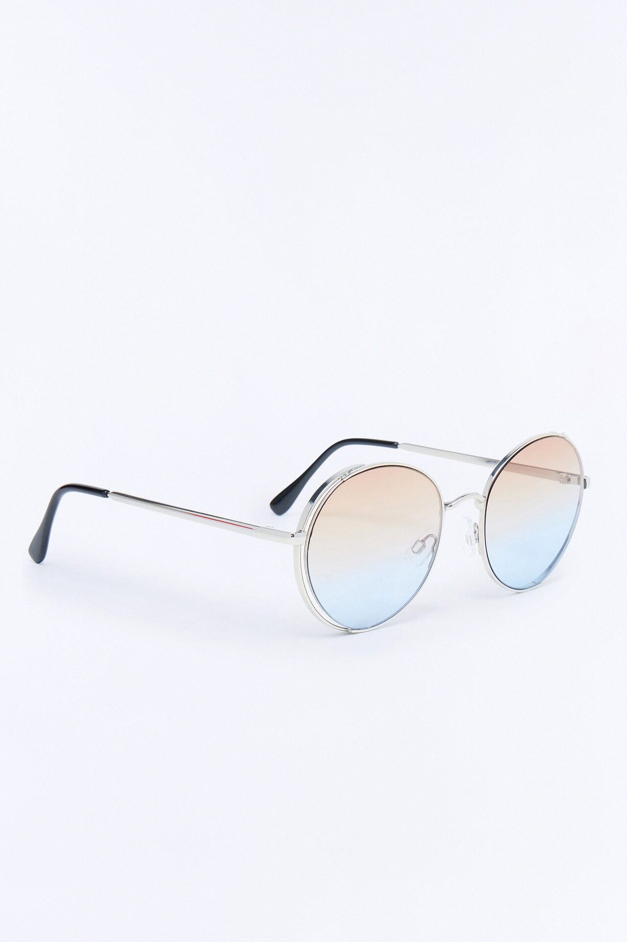Movin And Groovin Sunglasses - Silver/Blue