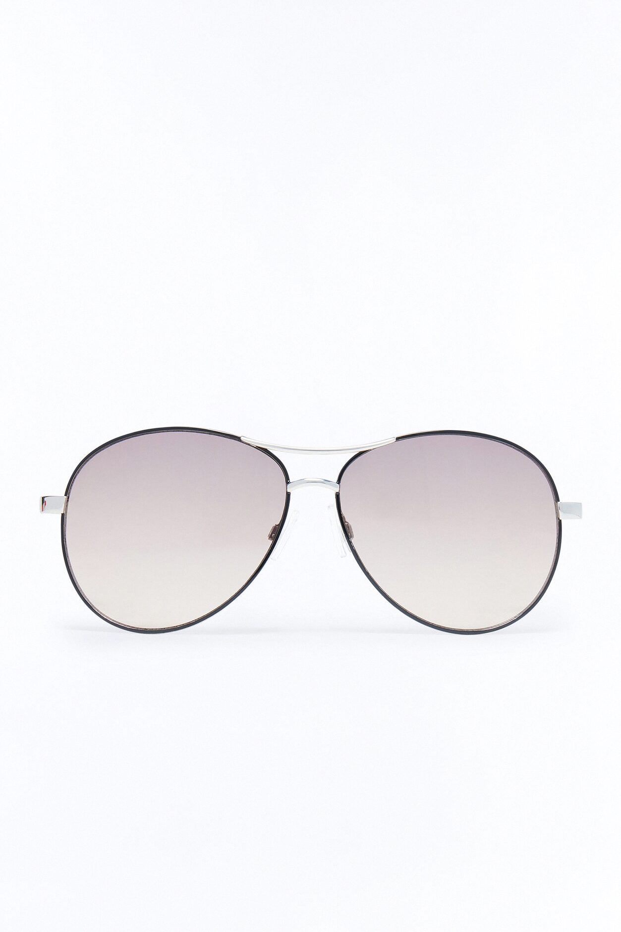 Cute Co Pilot Sunglasses - Black/Silver