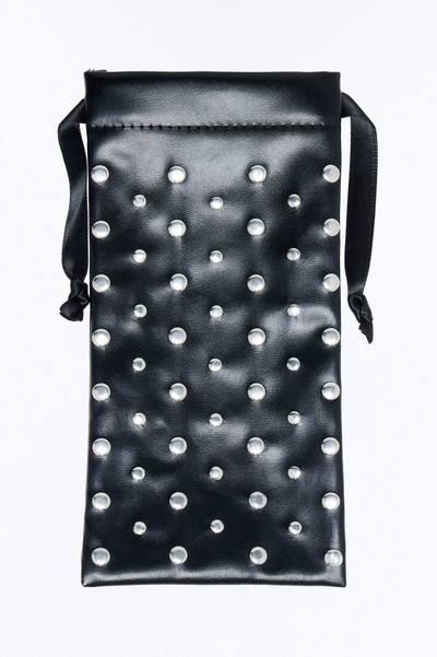 Sun And Studs Sunglass Case - Black/Silver