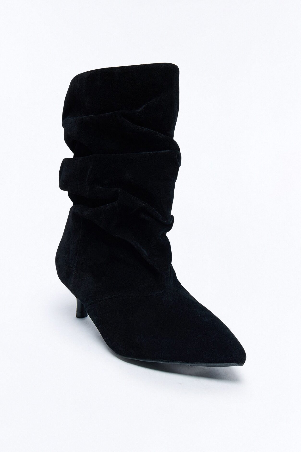 Freddi Ruched Bootie - Black