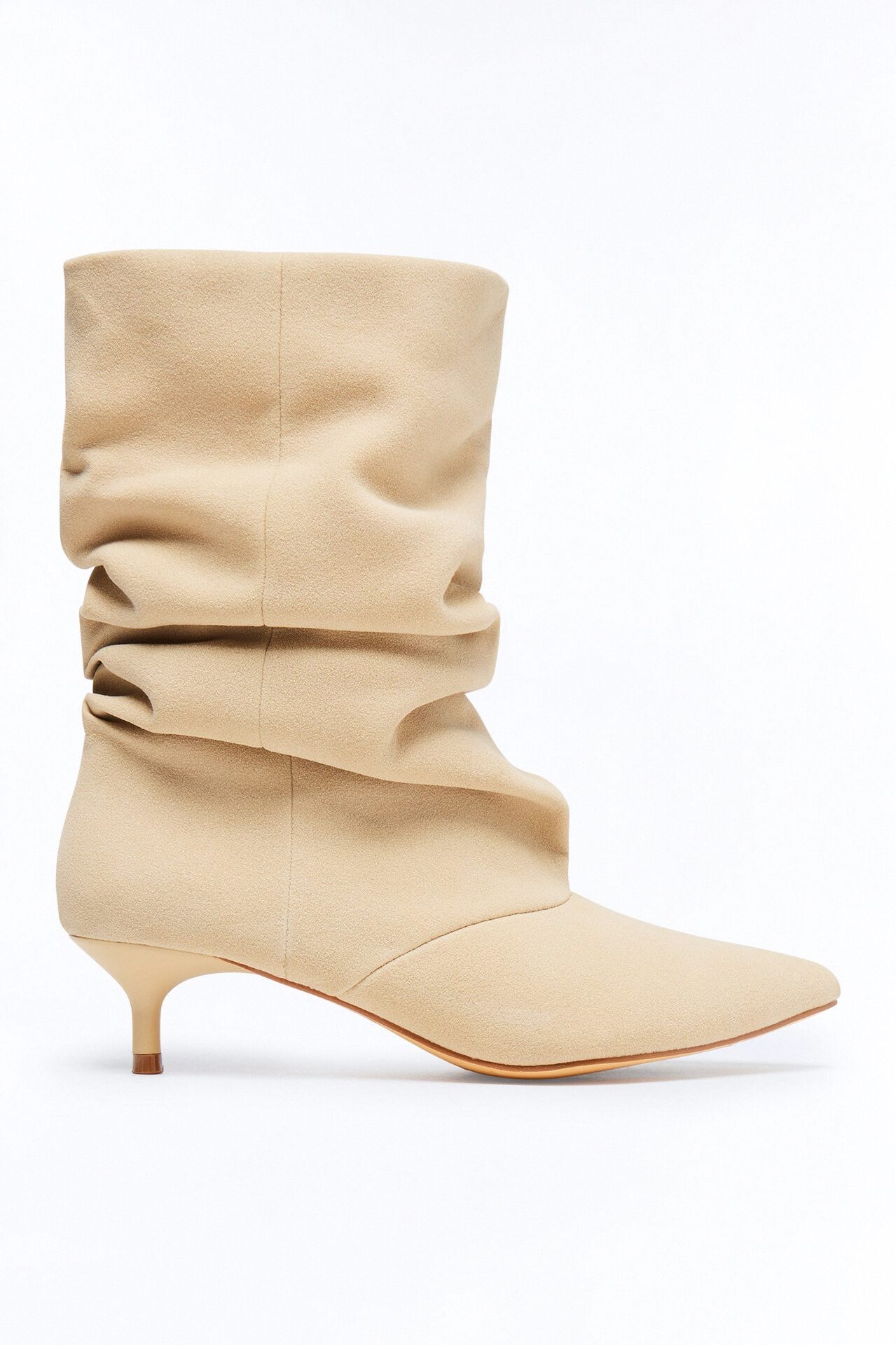 Freddi Ruched Bootie - Sand