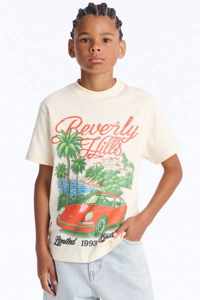 Mini Beverly Hills 1993 Short Sleeve Tee - Cream
