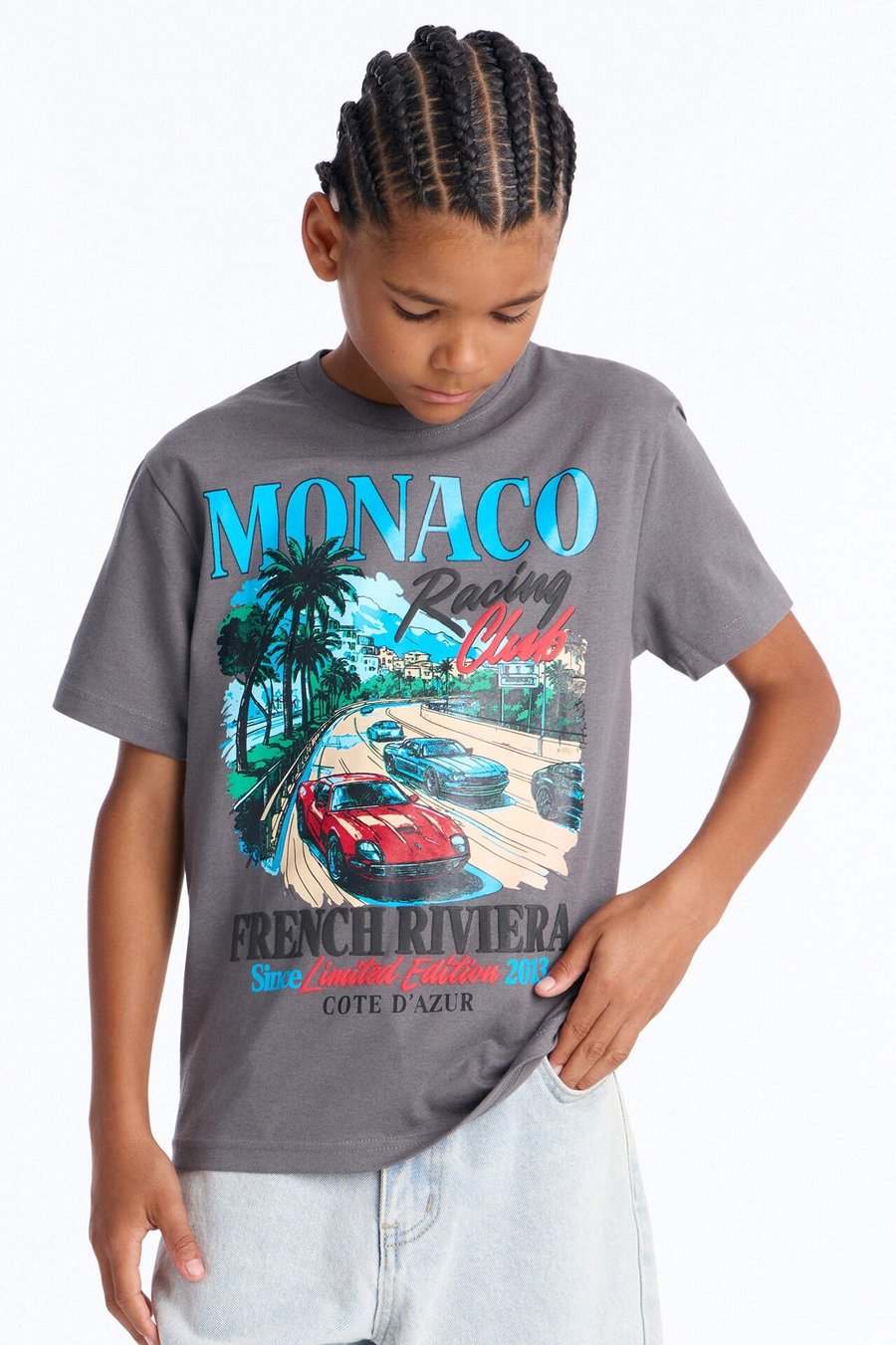 Mini Monaco Racing Club Short Sleeve Tee - Grey