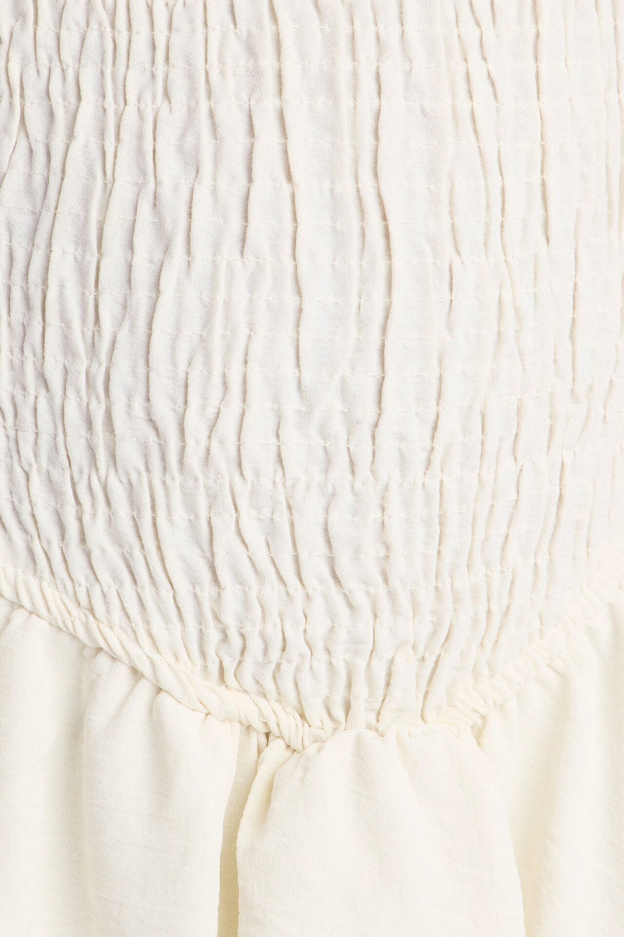 Mini Shaye Smocked Romper - Ivory