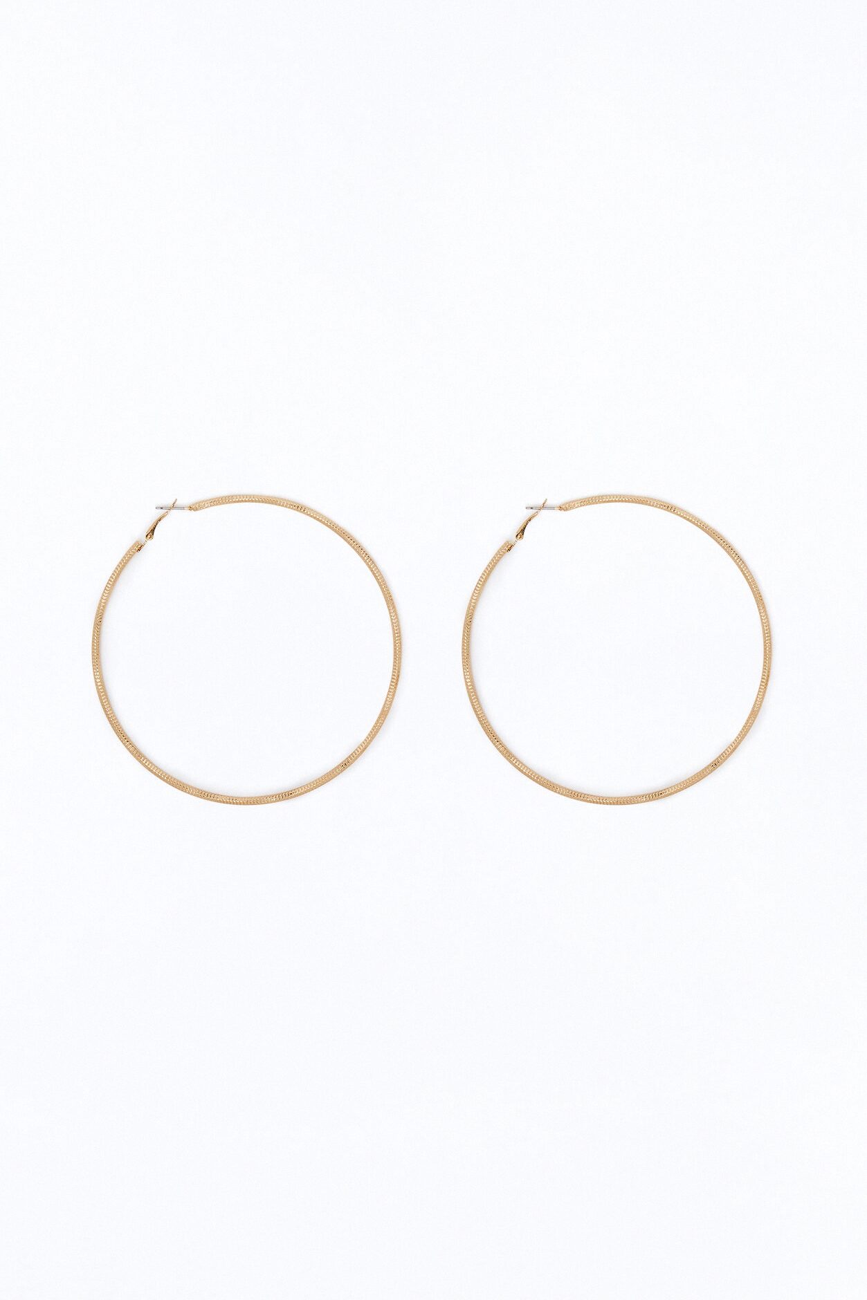 Go Big Or Go Home Hoop Earrings - Gold