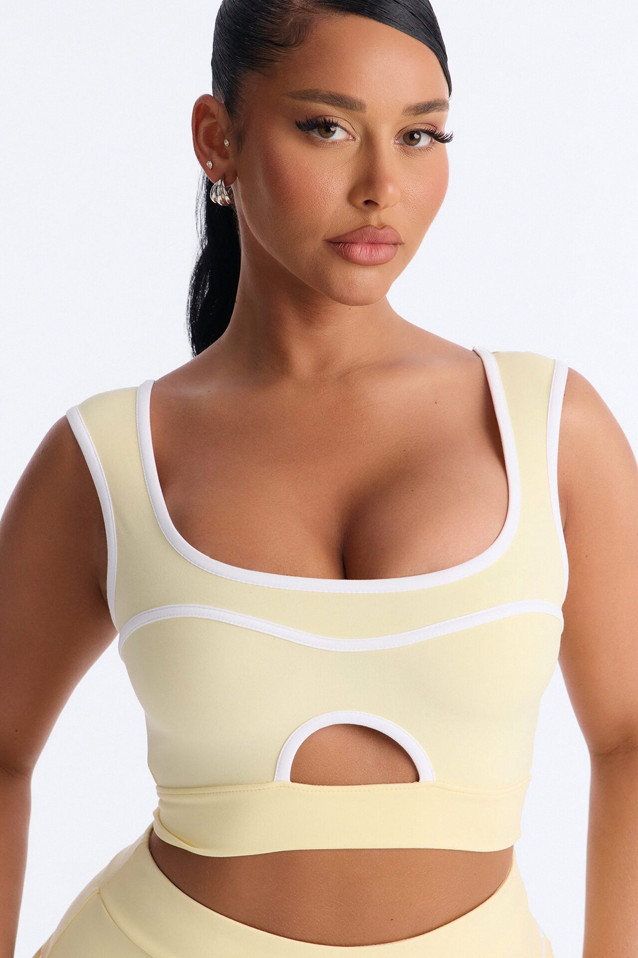 Marcy Pleated Mini Skirt Set - Butter Yellow