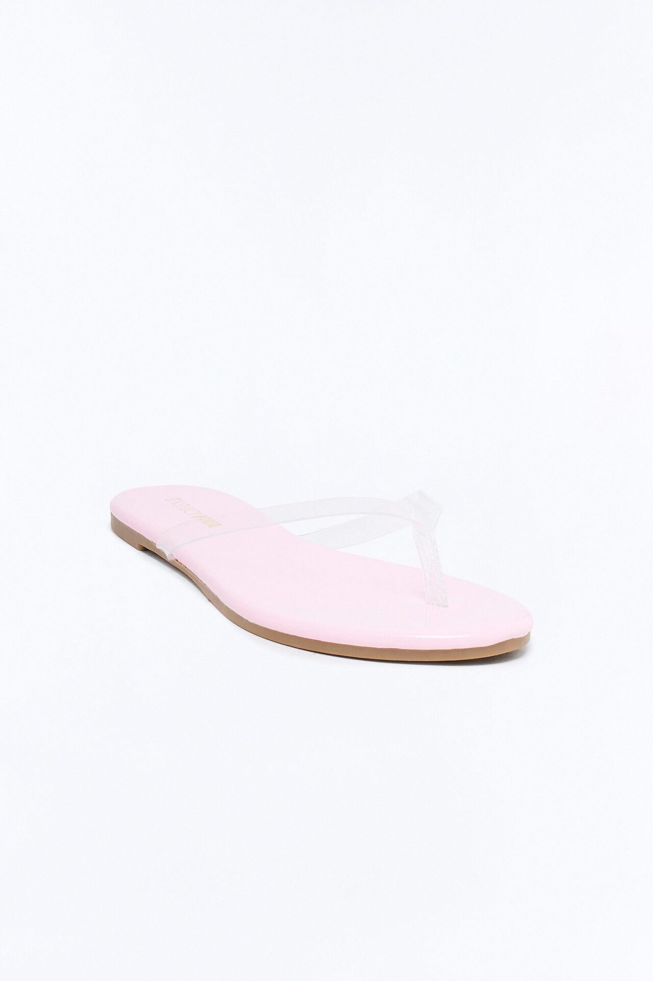 Papaya Clear Strap Flip Flops - Pink