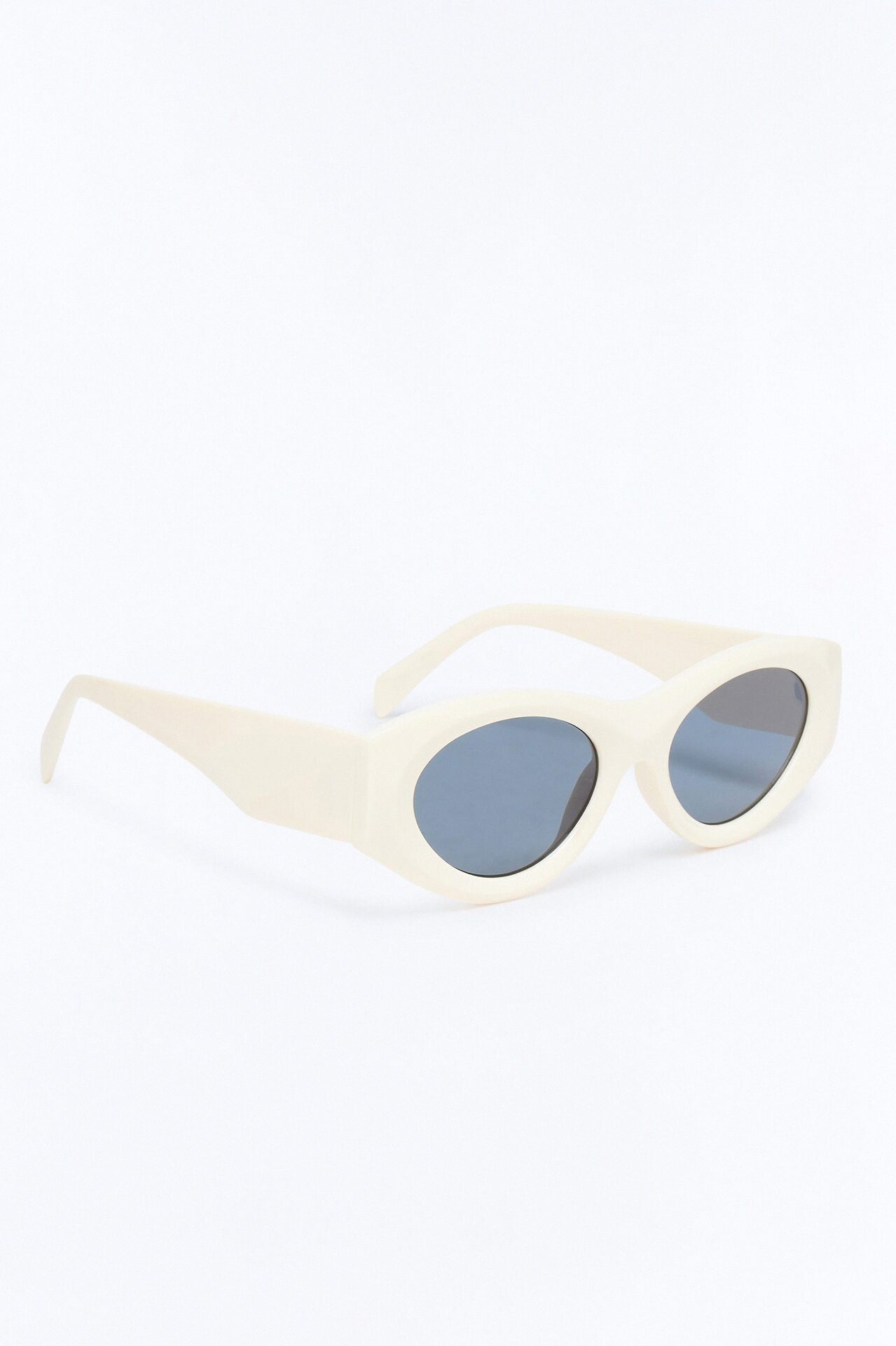 West Coast Wave Cat Eye Sunglasses - Ivory