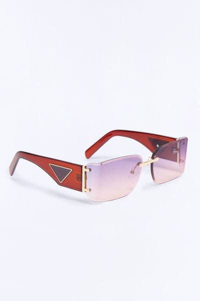 Omega Luxe Sunglasses - Red/combo