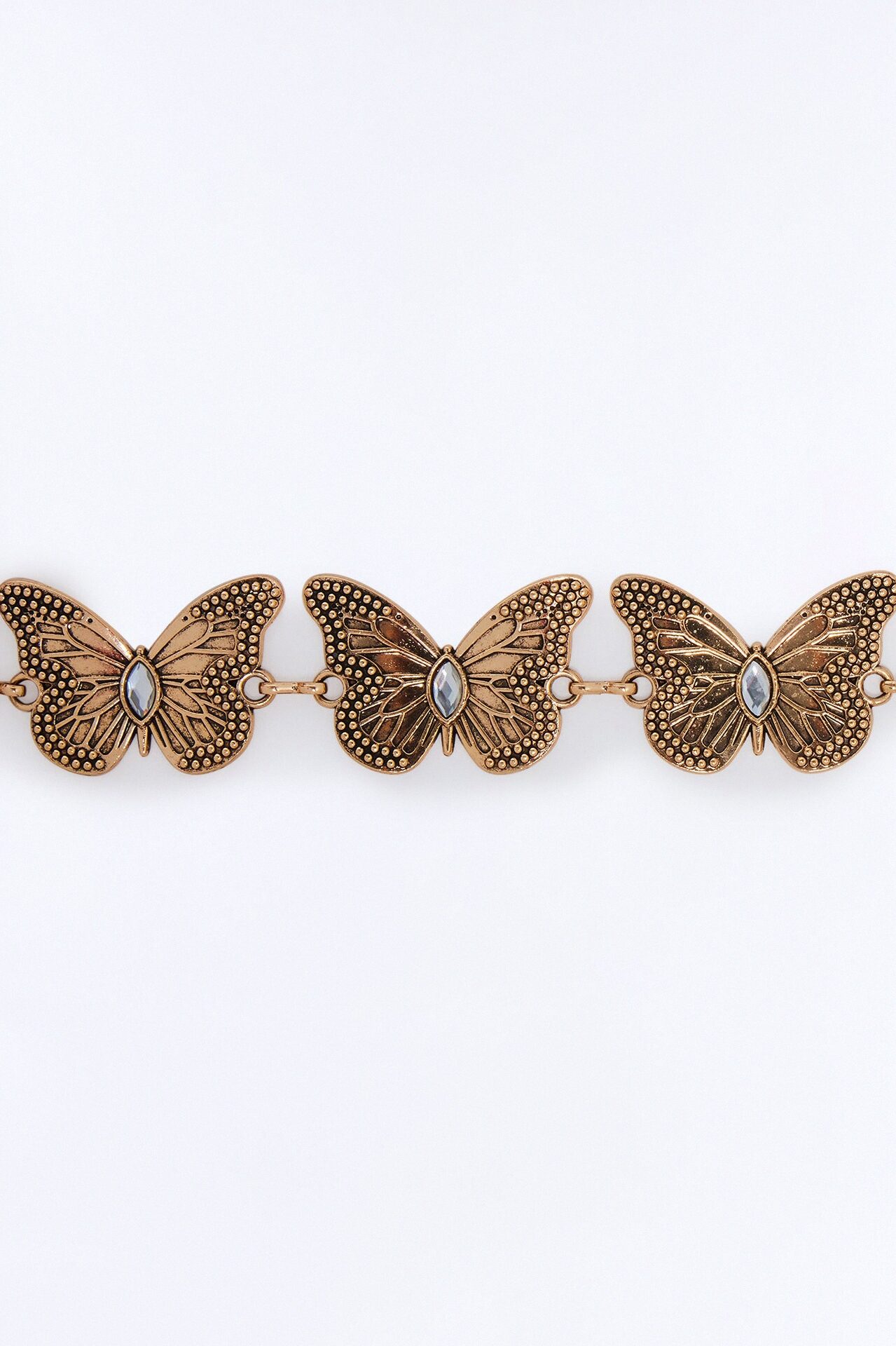 Abby Butterfly Chain Belt - Gold