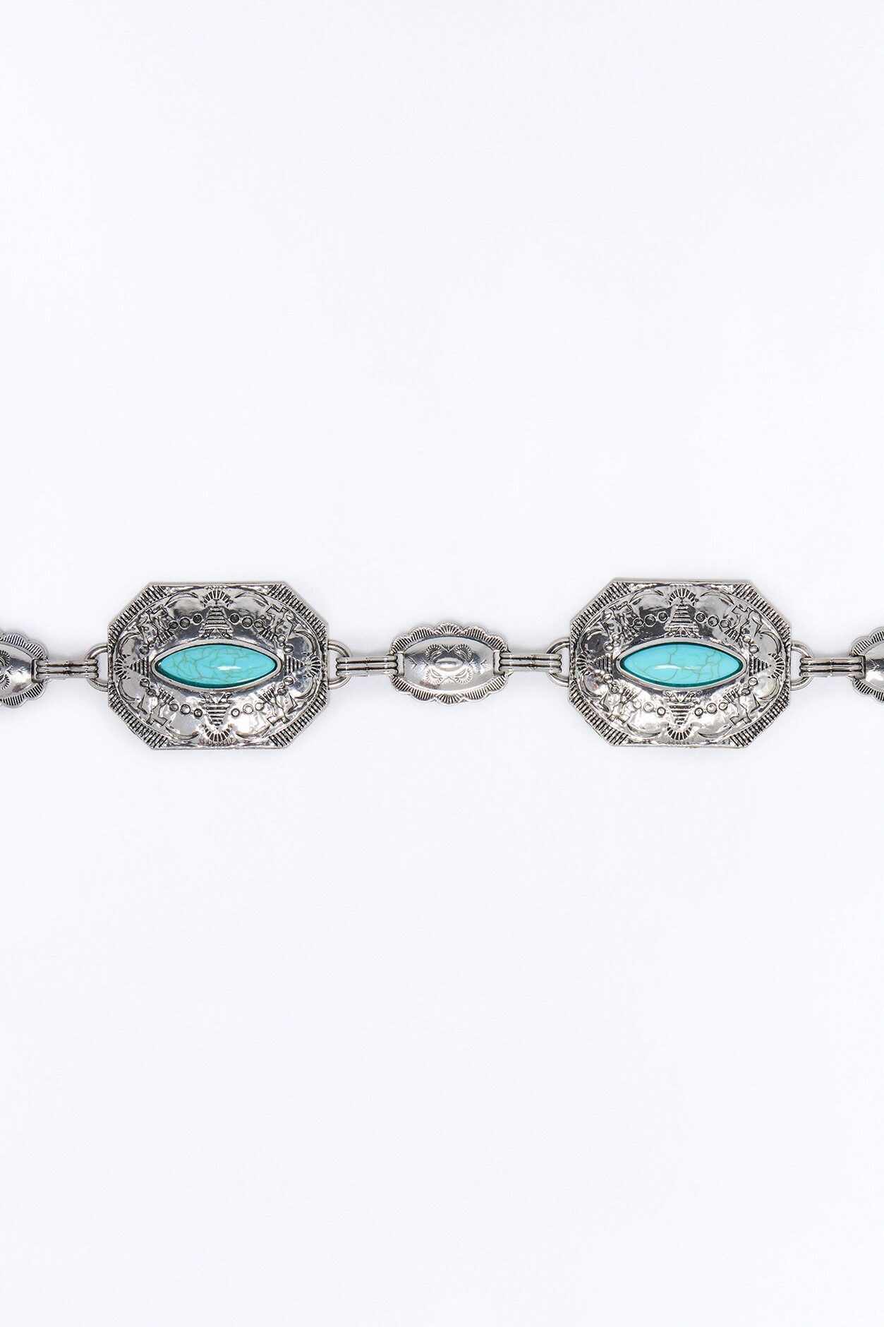 Just My Stones Chain Belts - Silver