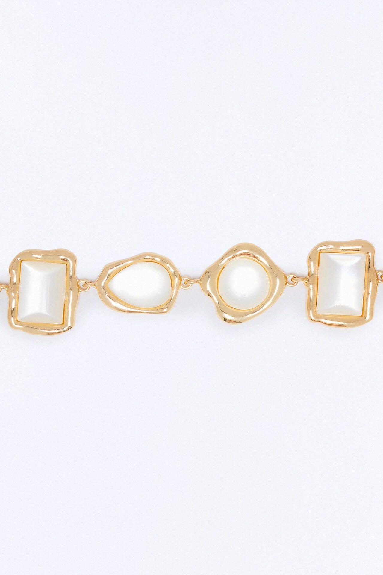 Hot Pebbles Chain Belt - Gold/combo