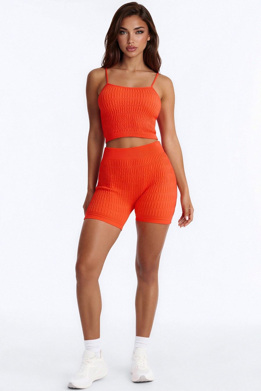 Smooth Intensions Seamless Biker Short Set - Red